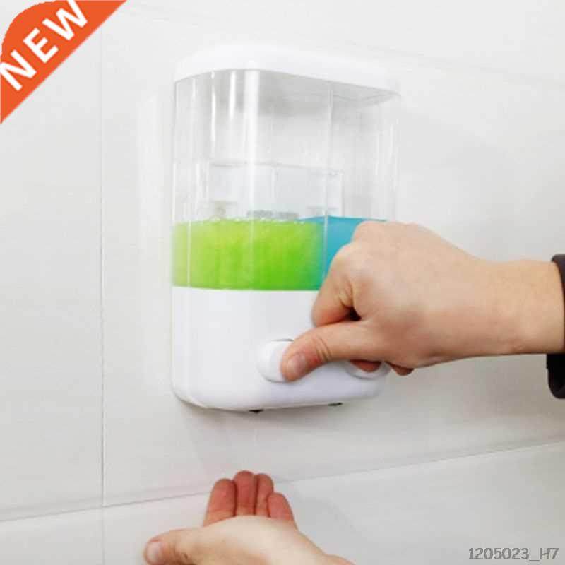 1000ml Bathroom Soap Dispenser Double Slot Wall Mounted Adhe
