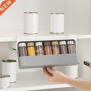 Seasoning Bottle Storage Rack Holder Kitchen Hanging Condime