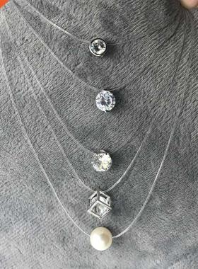 SNG New Personlity Fshion Squre Imittion Perl Crystl Z