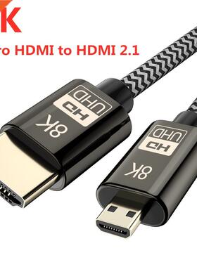 Micro HDMI to HDMI Cable High Speed 8K 60Hz Male to Male H