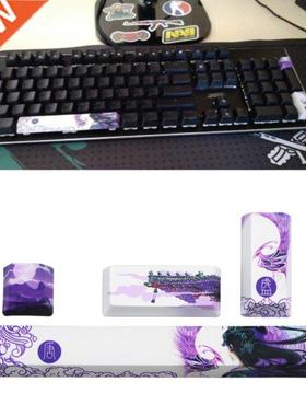 4Pcs 6.25U Five Sides 4 keys Dye-subbed Keycap ESC Space Bar