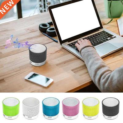 Bluetooth Speaker Mini Wireless Loudspeaker Crack LED TF Car