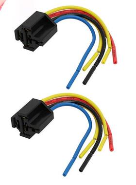 40A Black Base 5 Wres Harness Car Automotve Relay 5P Socke