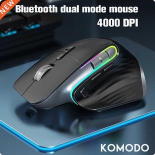 wireless Bluetooth mouse office Rechargeable business 2.4G