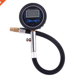 Digital Tire Pressure Gauge Twist On Type 200 Psi with Adapt