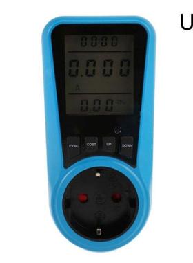 Plug Digital Voltage Wattmeter AC Electricity Analyzer Monit