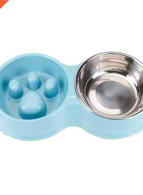 Leakproof Smooth Anti Choking Slow Feeder Taleware Stainles