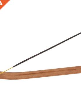 Natural Wooden Incense Stick Holder Ash Catcher Burner Holde