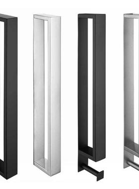 Bathroom Stainless Steel Towel Rack Self-Adhesive Wall Mount