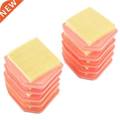 10Pcs Durable Grass Trimmer Air Filter Cleaner Lawn Mower Re