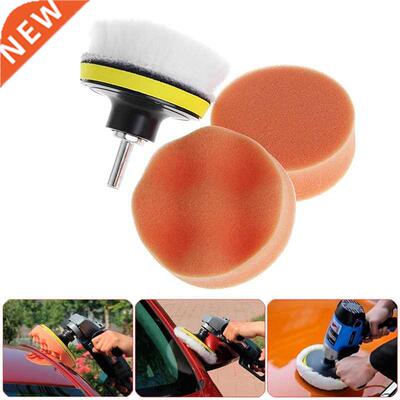 5Pcs 3 Inch 80mm M10 Sponge Waxing Buffing Polishing Pad Kit