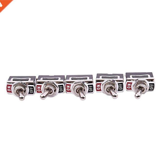 5pcs 12V Heavy Duty Toggle Flck Swtch ON/OFF Car Dash Lgh