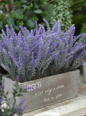 Artificial Flowers Cold Resistant Lavender Gypsophila 6 Styl