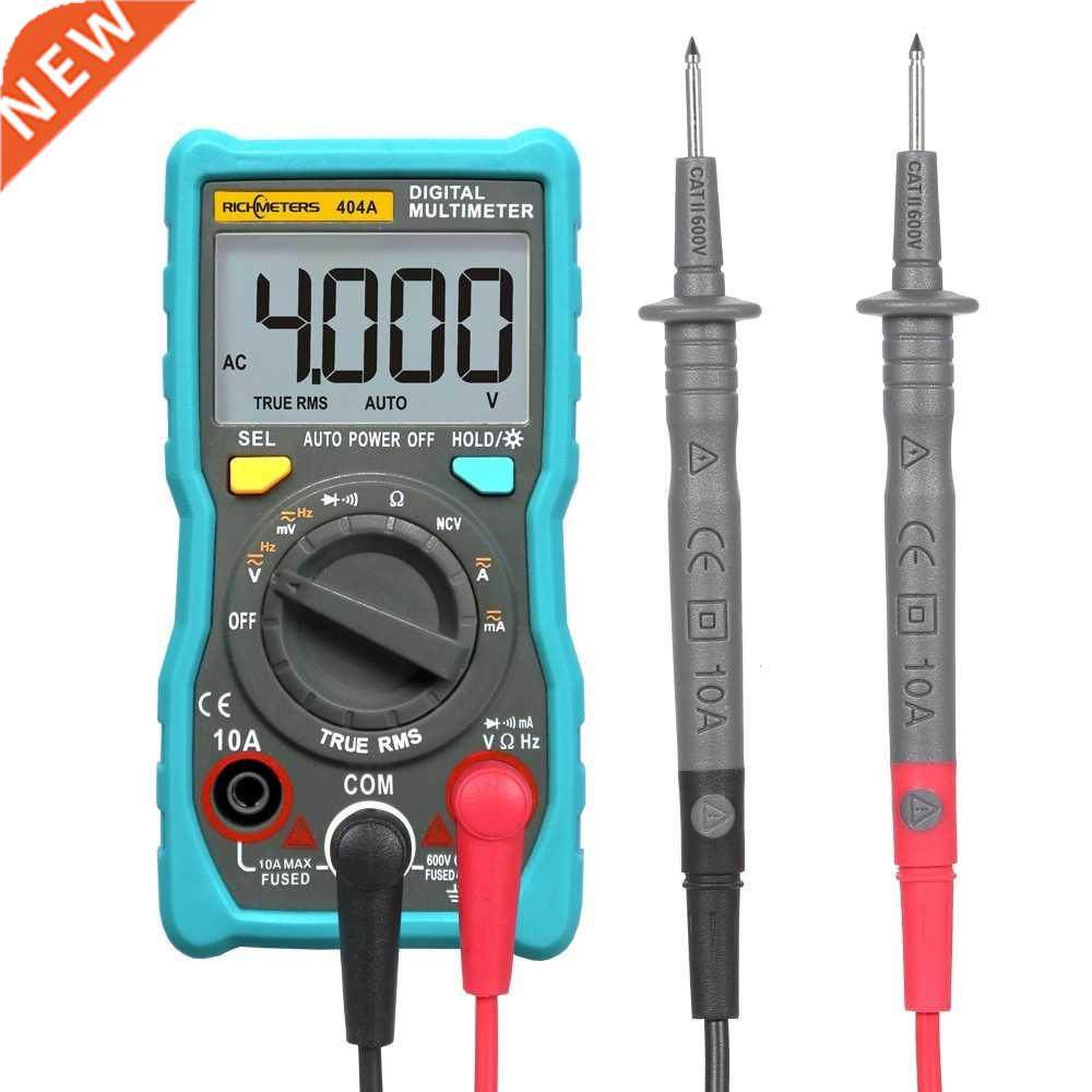 Digital Multimeter Auto Range Tester 4000 Counts True-RMS NC