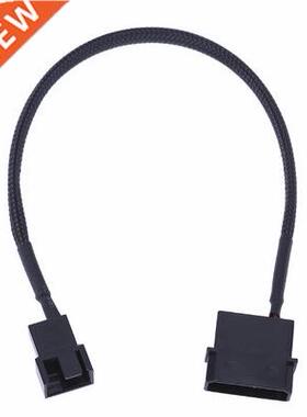Sleeved Dual Fan Power Adapter Cable 0cm Molex 4 Pin To 4 X