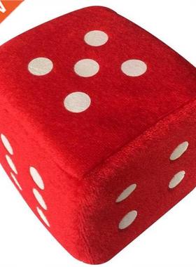 10cm Creative Colorful Plush DiceCar Pendant Craps Automobil