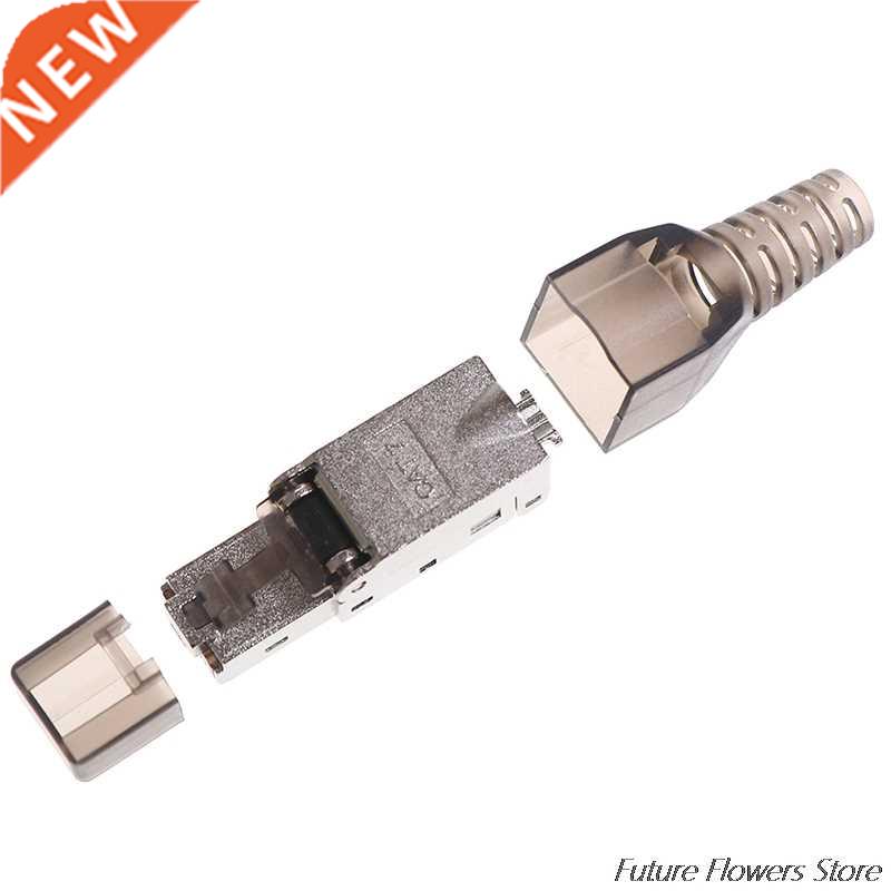 New Tool-Free Shielded RJ45 Cat 7 Termination Plug Cat7 Plug