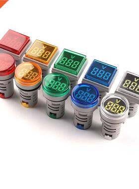 Round Square 22mm AC 20-500V Digital Vtmeter Vt Vtage