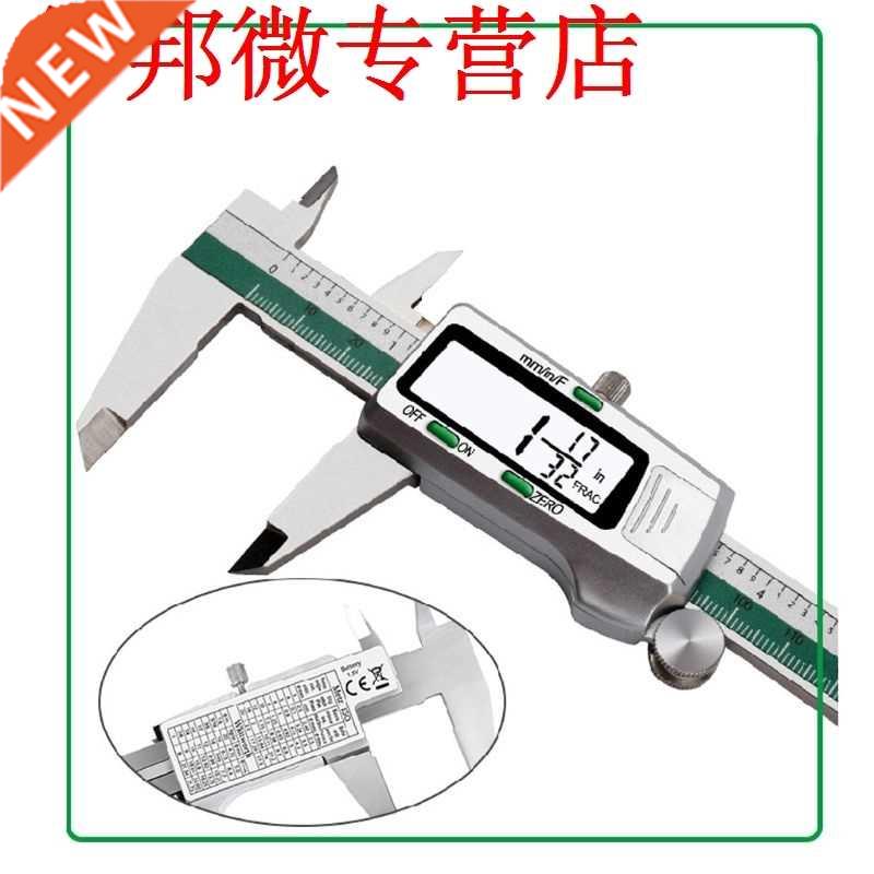150mm Digital Vernier Caliper Stainless Steel LCD mm/in/F El