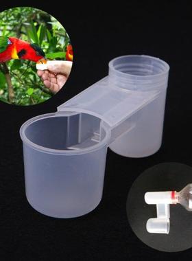 Plastic Pet Bird Drinker Feeder Water Bottle Cup For Chicken