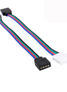 10Pcs 10 4 Pin RGB LED Strip Connector Solderless PCB boar