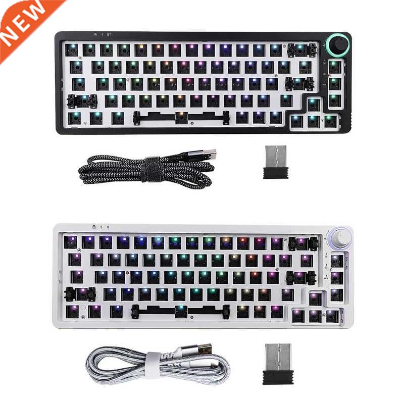 Welding Version Mechanical Keyboard Gamer  68Key RGB Hot