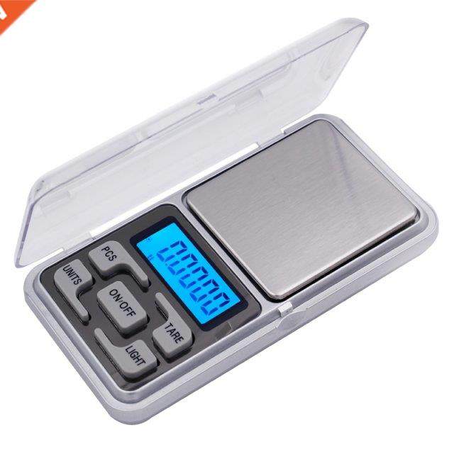 200g x 0.01g Electronic Pocket Jewelry 5 keys scale LCD Di