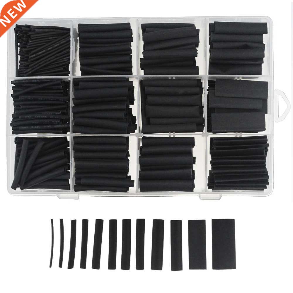625PCS/Box Black Heat Shrink Tubing 2:1 Electronic  Kit I