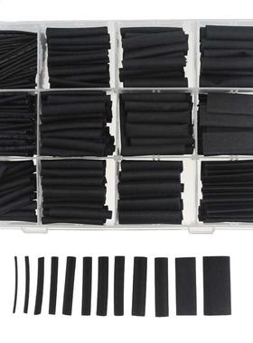 625PCS/Box Black Heat Shrink Tubing 2:1 Electronic  Kit I
