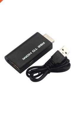PS2 To HDMI Audio Video Cable Converter Adapter With .5mm A