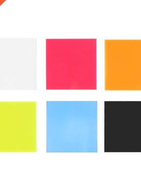 1Pc Plexiglass Board Colored Acrylic Sheet 8*8cm DIY Toy Acc