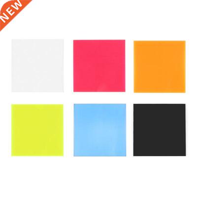1Pc Plexiglass Board Colored Acrylic Sheet 8*8cm DIY Toy Acc