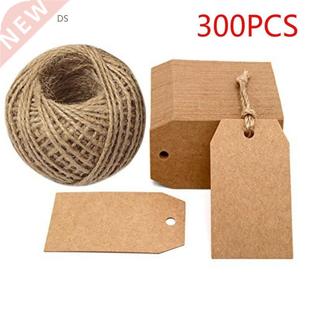 Tag String Gift 1inch Paper Tags with 00Pcs Craft Kraft