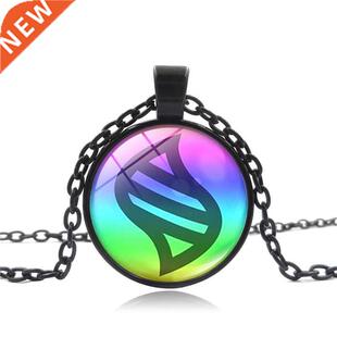 Japanese Anime Mega Stone Pokemon Necklace Glass Cabochon Pe