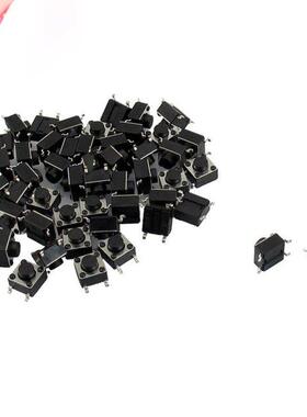 50 Pcs 6x6x5mm 4 Pins SMD SMT Momentary Push Button Tact Tac