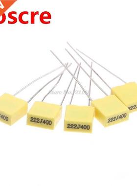 50 Pcs 10 Value Polypropylene Safety Plastic Film Capacitor