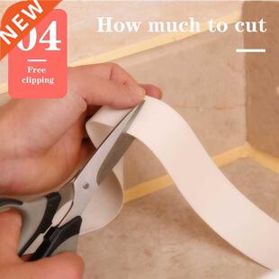 Bathroom Shower Tape Sealing White Caulk Strip Bath New Sink