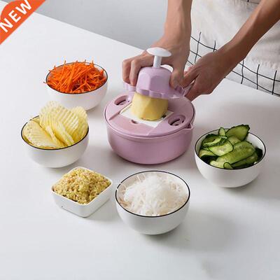 9 IN 1 Multifunction Vegetables Cutter Kitchen Stainless Bla