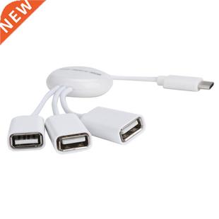 Type-C USB 3.1 To 3 PORT Mouse Keyboard Port Adapter For Mac