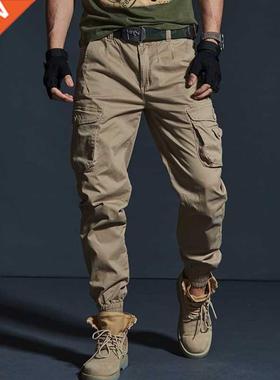 Vomint Mens Cargo Pants Casual Mens Pant Baggy Regular Cotto