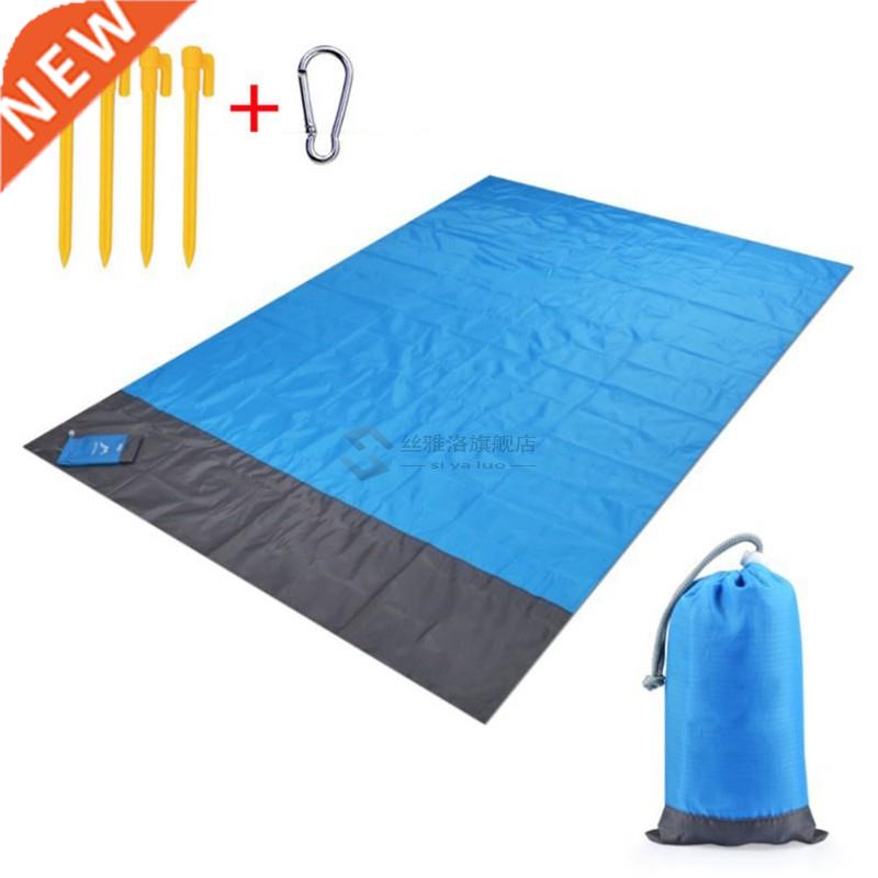 Large Pocket Picnic Blanket Waterproof Beach Mat Sand Free B