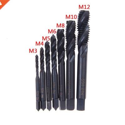 7PCS/Set HSS Machine Screw Thread Metric Plug Tap Drill Set