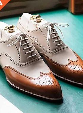 Fashion British Leather Shoes Men Outdoor Summer High Qualit