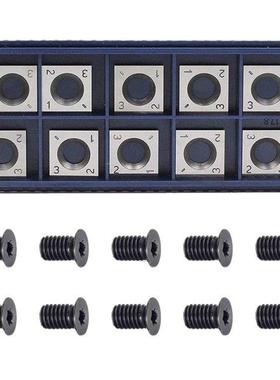 10Pcs 1m Square Straght Carbde Cutter nsert wth 10Pcs