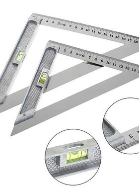 150mm/200mm Triangle Ruler 90 Degree Alloy with Horizontal B