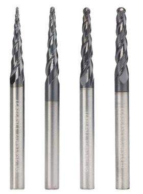 Tapered Ball Nose End Mill 3.175mm Shank Carbide Wood Engrav