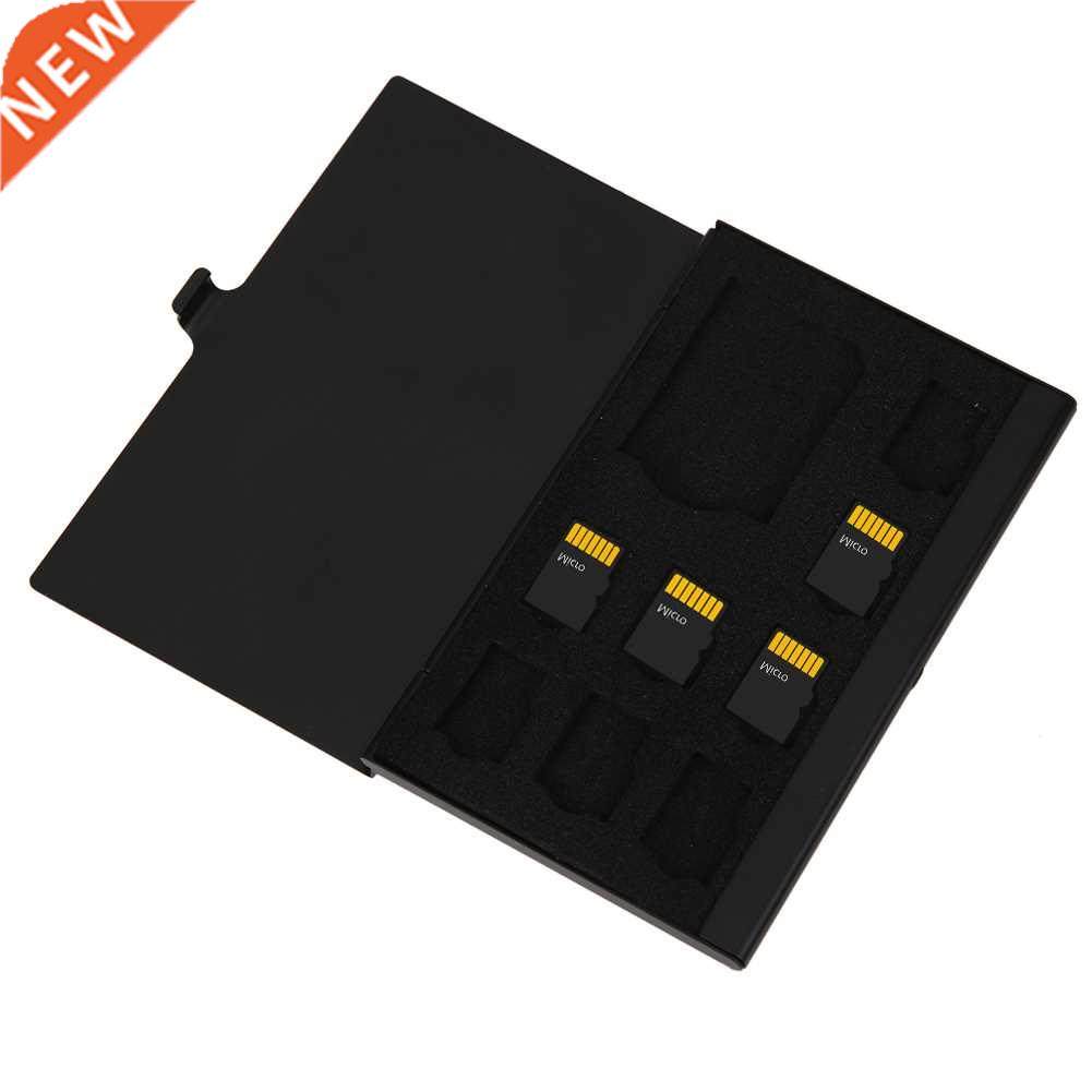 Monolayer Storage Case Holder Aluminum 1SD + 8TF Micro SIM C