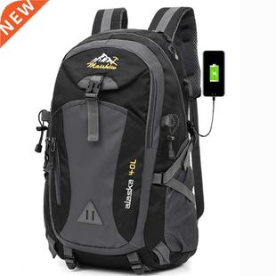 Men Backpack Bag Unisex Sports Waterproof Pack 40L Travel