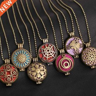 Aromatherapy Flower Diffuser Vintage Butterfly Necklace New