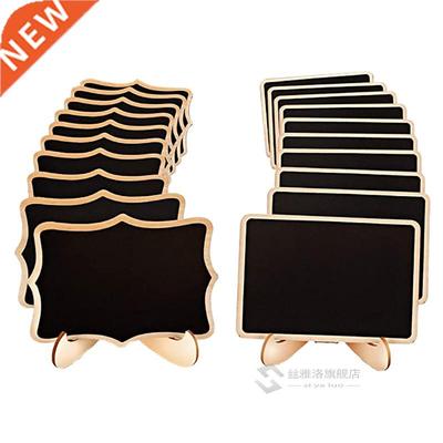 20pcs Mini Wooden Chalkboard Blackboard Message Table Number